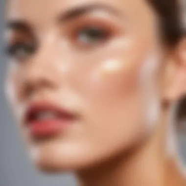 Effective Application of Healing Ointment Application of healing ointment on skin