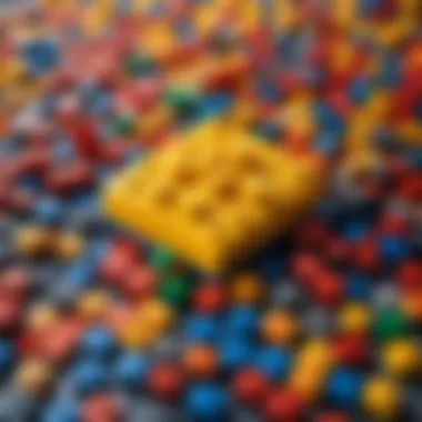 Iconic LEGO brick set representing innovation and creativity