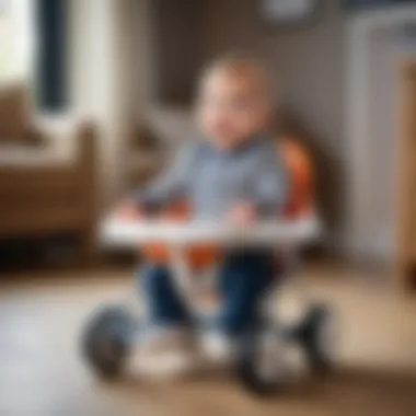Safety Innovations in Baby Walkers Modern baby walker demonstrating safety features