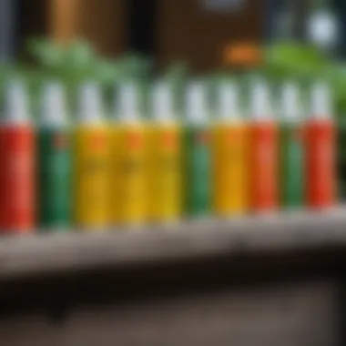 Comparison of different types of insect repellents