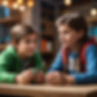 Collaboration and Social Skills in Minecraft Children collaborating in Minecraft