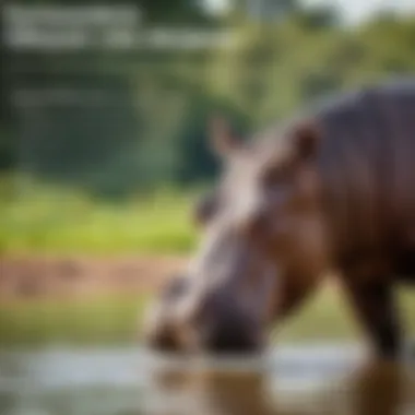 Economic Considerations of Hippopotamus Ownership An infographic highlighting the economic aspects of owning a hippopotamus