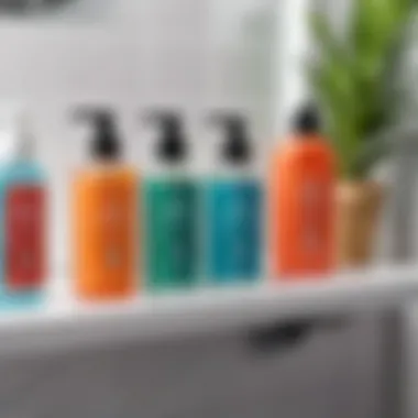 Exploring Different Types of Air Fresheners A variety of air fresheners displayed on a bathroom shelf