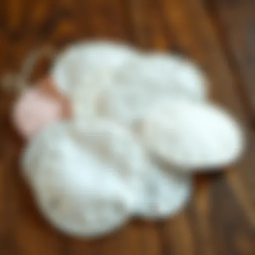 Materials of Breastfeeding Pads Different breastfeeding pads showcasing various materials