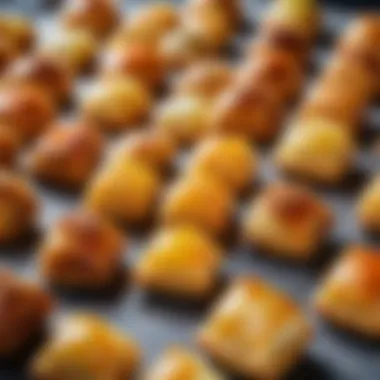 Showcasing Delightful Fillings in Pastries Delightful fillings showcased through transparent wrappers