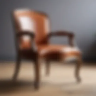 Detailed shading techniques applied to a chair illustration.