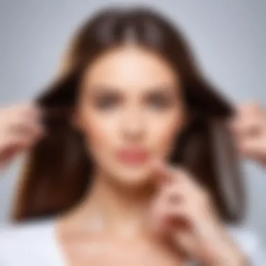 Demonstrating the Hair Insertion Technique Demonstration of hair insertion technique