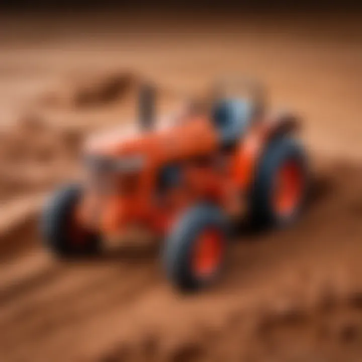 Essential materials for clay tractor creation