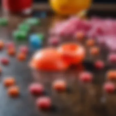 Essential Materials for Slime Materials needed for slime from chewing gum