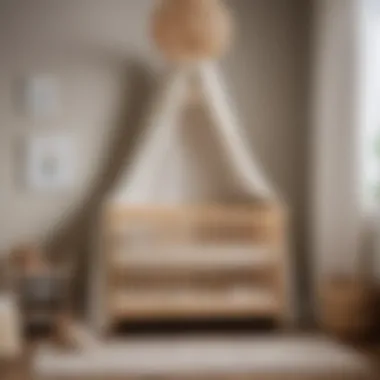 Nursery with Improved Crib Safety A serene nursery showcasing a crib without a swing mechanism
