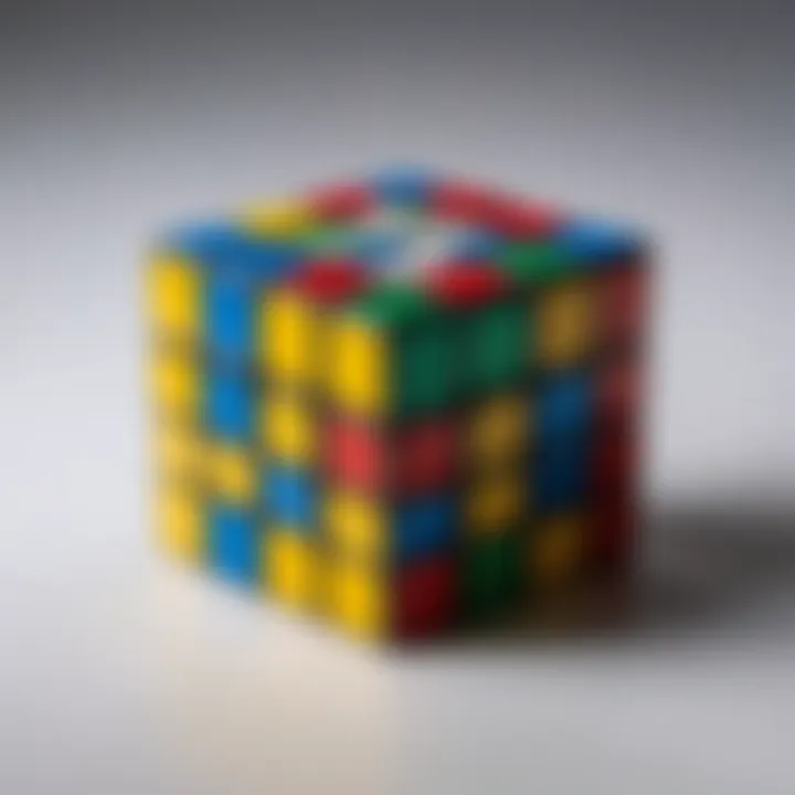 Illustration of Rubik's Cube algorithm sequence