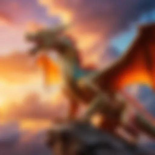 A majestic dragon soaring through a colorful sky, symbolizing freedom and companionship.