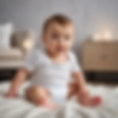 Ensuring comfort for your baby in diapers Comfortable baby wearing a diaper