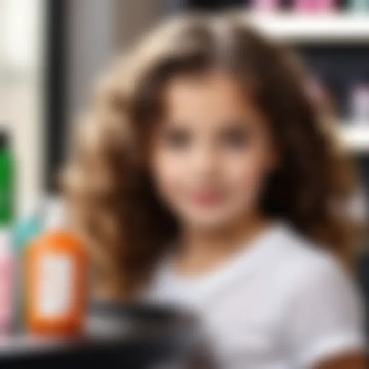 Selecting child-friendly hair care products