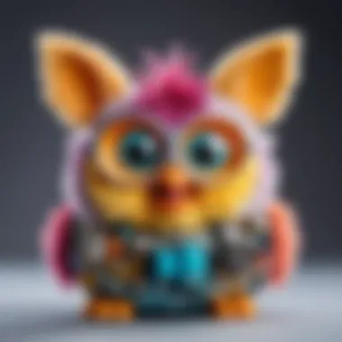 Understanding the Mechanics Behind Furby Diagram illustrating the internal mechanics of Furby.