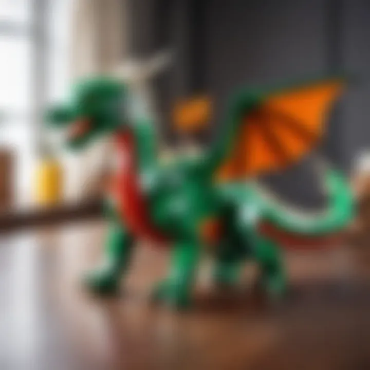 Creative design tips for enhancing a Lego dragon