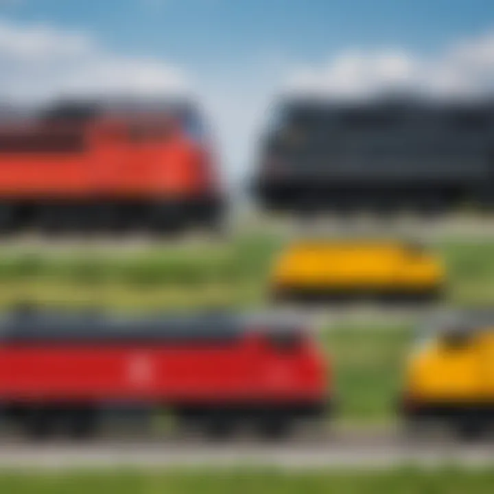 A comparison of different types of locomotives and their functionalities