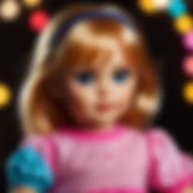 Engaging Playtime with LOL Dolls Child playing with color-changing LOL dolls