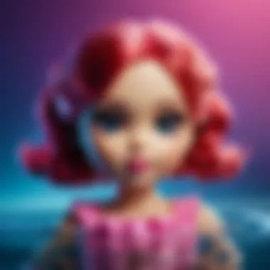 Transformative Magic of LOL Dolls Color-changing LOL doll submerged in water