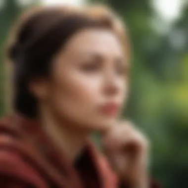Lyudmila in Contemplation A representation of Lyudmila in a moment of contemplation.
