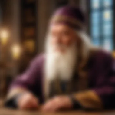 A representation of magical elements symbolizing Dumbledore's influence.