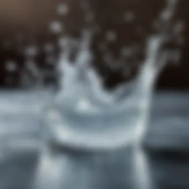 Effervescent magnesium tablet dissolving in water