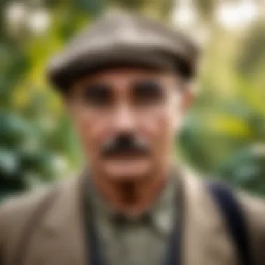 Portrait of Rudyard Kipling, the author of The Jungle Book