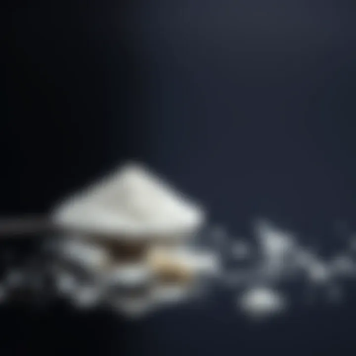 Measuring spoon with lactase powder