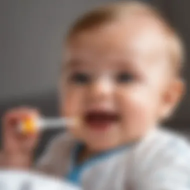 Happy baby enjoying Nutrilak formula