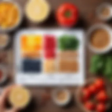 Nutrition Guide: Age-Appropriate Servings Nutrition chart highlighting age-appropriate food servings