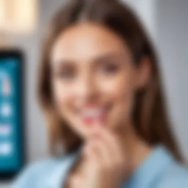 An online shopping interface for orthodontic products