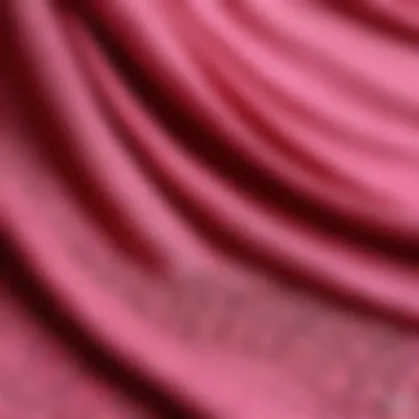 Close-up of the soft texture of an Orenburg shawl