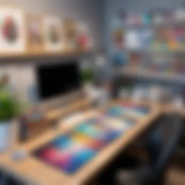 Creating an Efficient Workspace for Diamond Painting A well-organized workspace for diamond painting projects