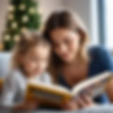 Parent reading to a child