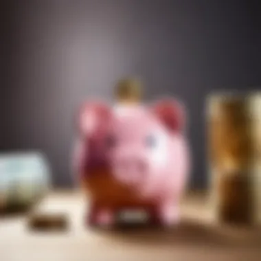 Symbolic representation of a piggy bank emphasizing savings culture.