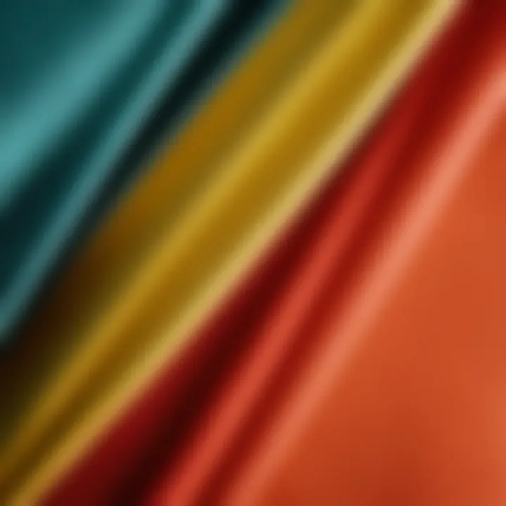 Close-up of the fabric of a children's tent