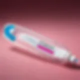 Pregnancy test kit with clear results