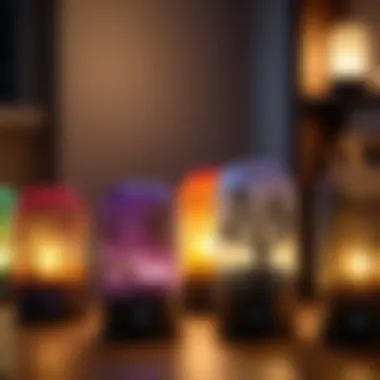 Diverse Night Light Options for Kids A collection of various night lights for children's rooms