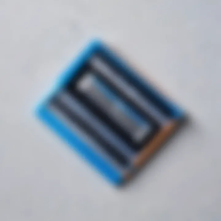 Close-up of a disposable razor's blade highlighting its sharpness