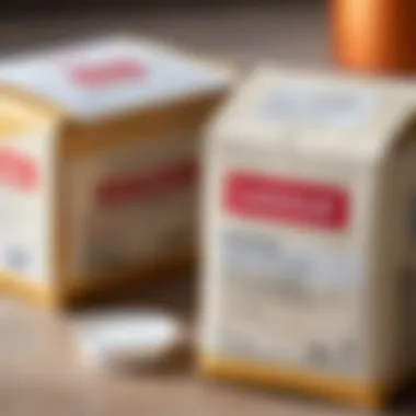 Understanding Lactazar Packaging and Dosage A close-up of Lactazar packaging highlighting dosage instructions