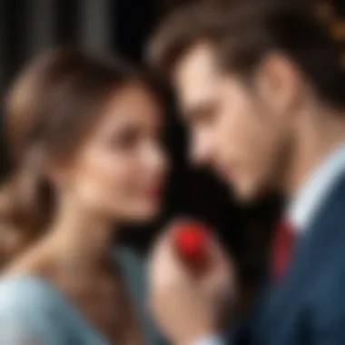 The Connection of Hearts A serene scene illustrating the bond between Ruslan and Lyudmila.