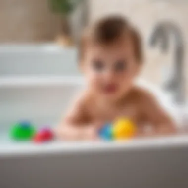 Safe and age-appropriate bath toys