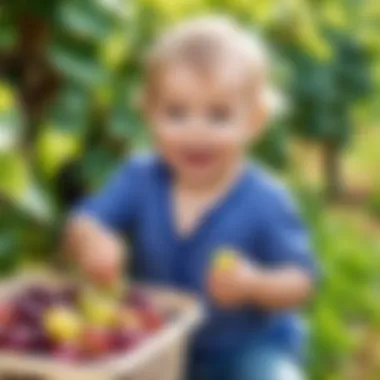 Safe consumption of grapes for toddlers