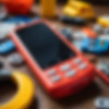 Safe materials used in toy phone construction