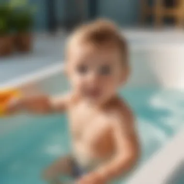 Safety tips for using a bathing slope with newborns