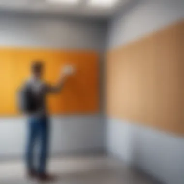 Choosing the Ideal Wall Location Selecting the perfect wall for a school board installation