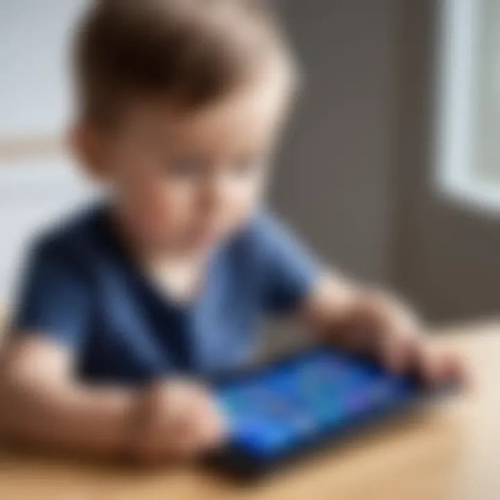 Interactive learning tablet for young children