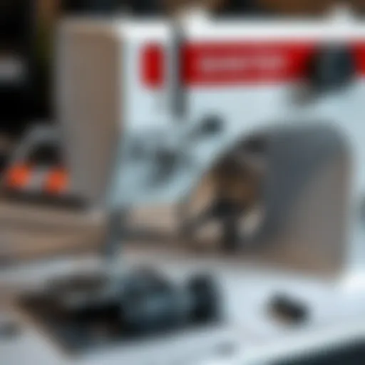 Understanding the Components of an Electric Sewing Machine Detailed view of sewing machine components