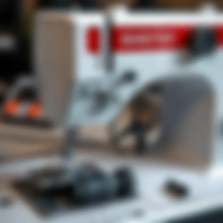 Understanding the Components of an Electric Sewing Machine Detailed view of sewing machine components