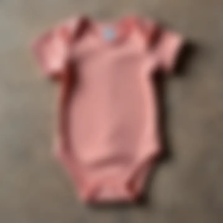 Comparison of a baby slip and a bodysuit laid out side by side to highlight differences.